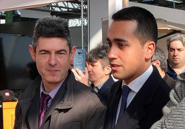 Francesco De Pasquale con Luigi Di Maio