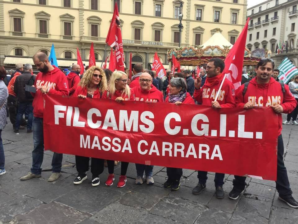 La Cgil Massa-Carrara alla mobilitazione nazionale del 14 ottobre