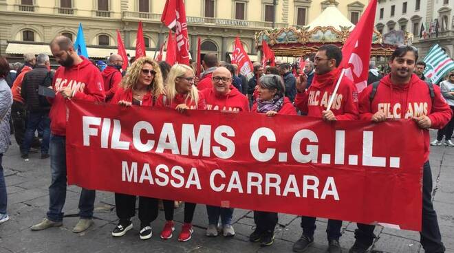 La Cgil Massa-Carrara alla mobilitazione nazionale del 14 ottobre