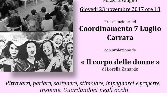 Coordinamento 7 luglio, giovedì la presentazione in comune