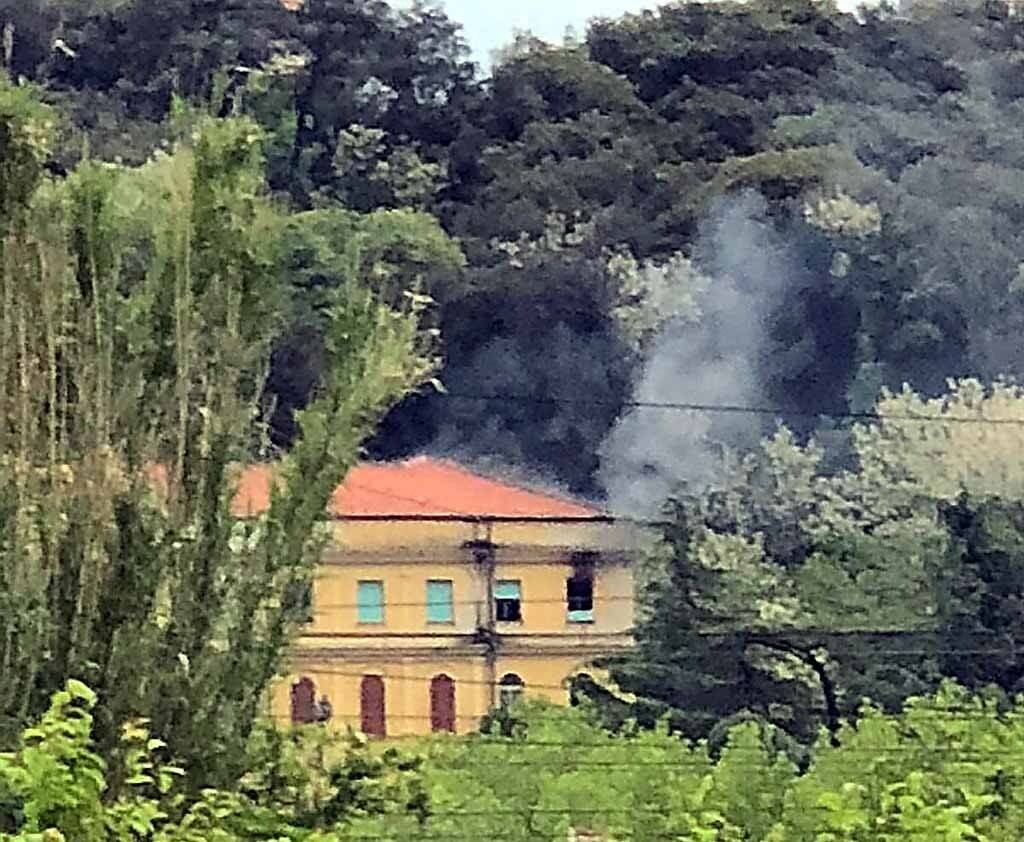 Incendio Villa Ollandini