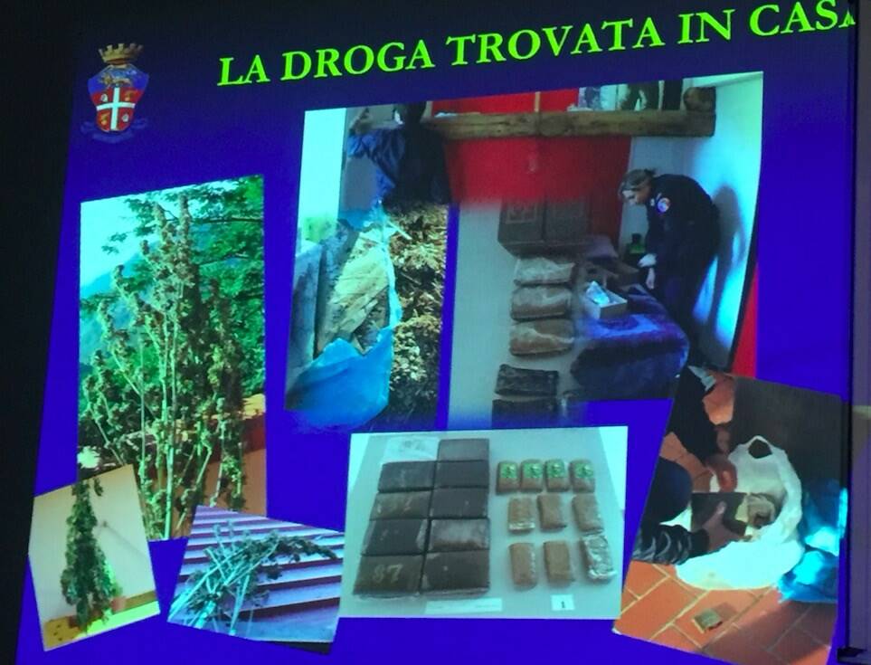 100mila euro di droga nascosti sotto il letame: arrestato il "Vecchio del monte"