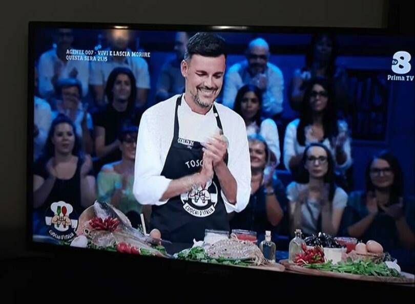 Alessandro Bandoni nella trasmissione "Cuochi d'Italia"