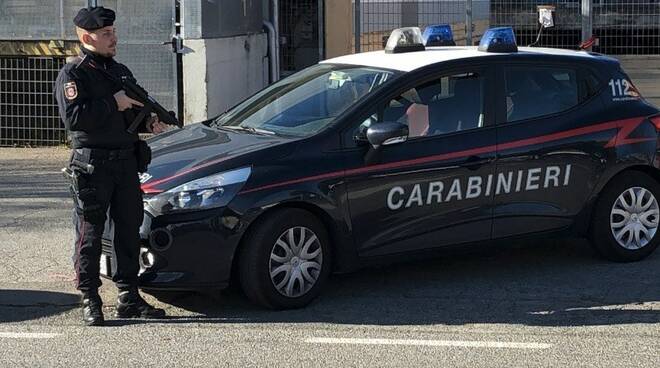 Un carabiniere della Cio di Firenze ad Aulla