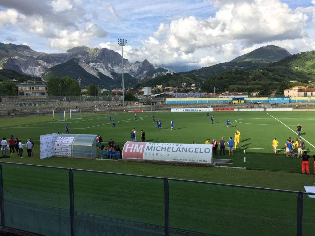 Il panorama dello Stadio dei marmi