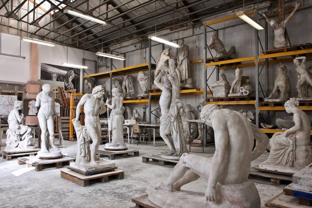 "Il laboratorio al Museo": restauro gessi al Carmi