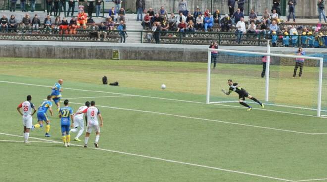 Il gol segnato su rigore da Maccarone