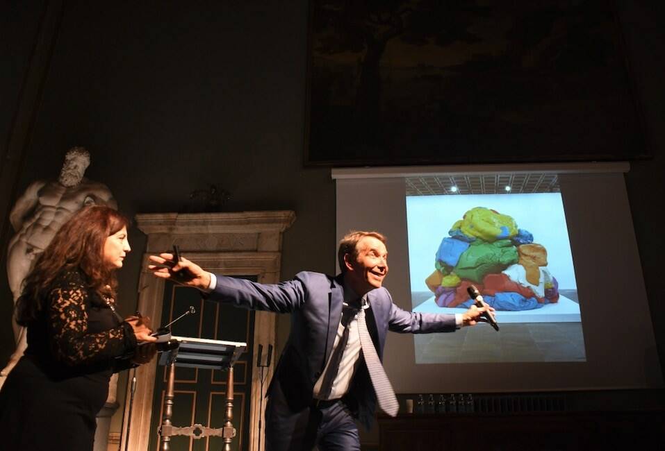 Jeff Koons all'Accademia di Belle Arti di Carrara