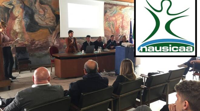 La presentazione di Nausicaa Spa e il logo della multiservizi