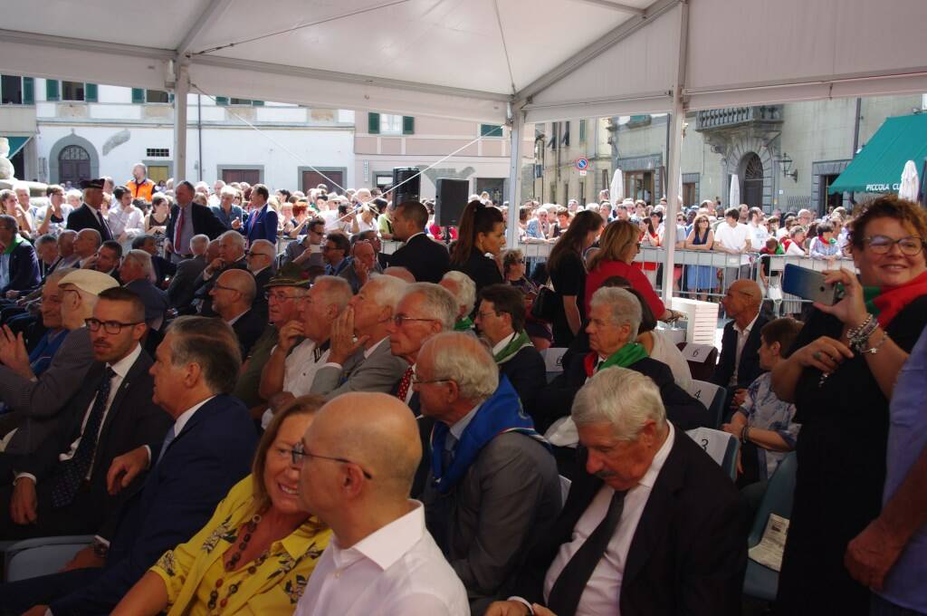 Il presidente Sergio Mattarella a Fivizzano