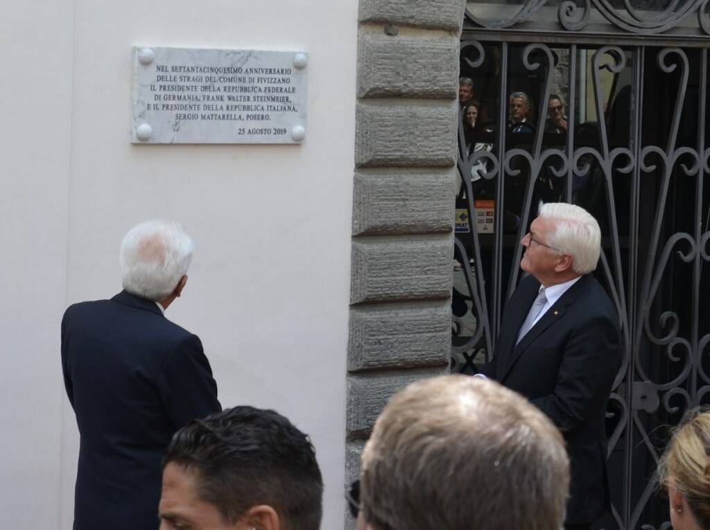 Il presidente Sergio Mattarella a Fivizzano