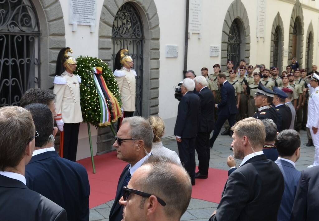 Il presidente Sergio Mattarella a Fivizzano