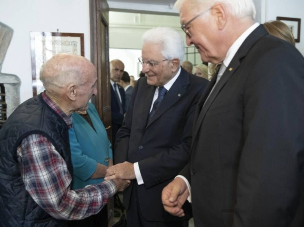 Il presidente Sergio Mattarella a Fivizzano