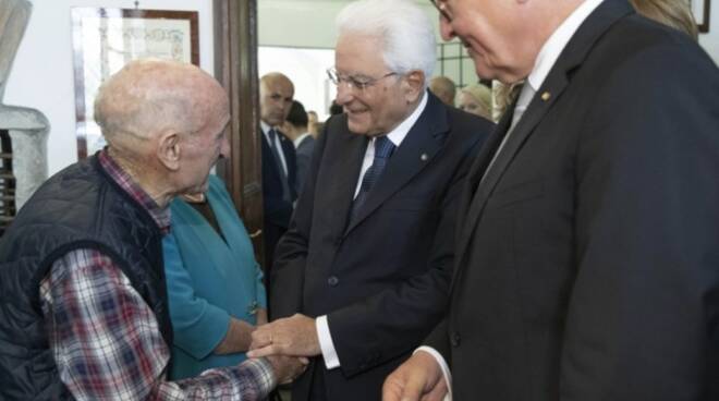 Il presidente Sergio Mattarella a Fivizzano