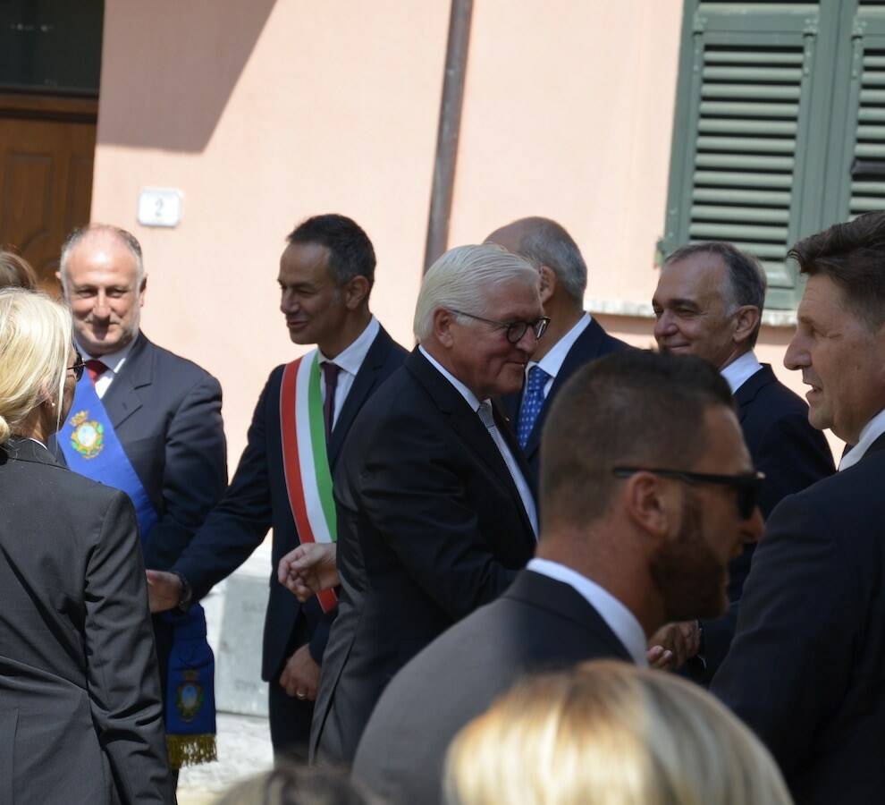 Il presidente Sergio Mattarella a Fivizzano