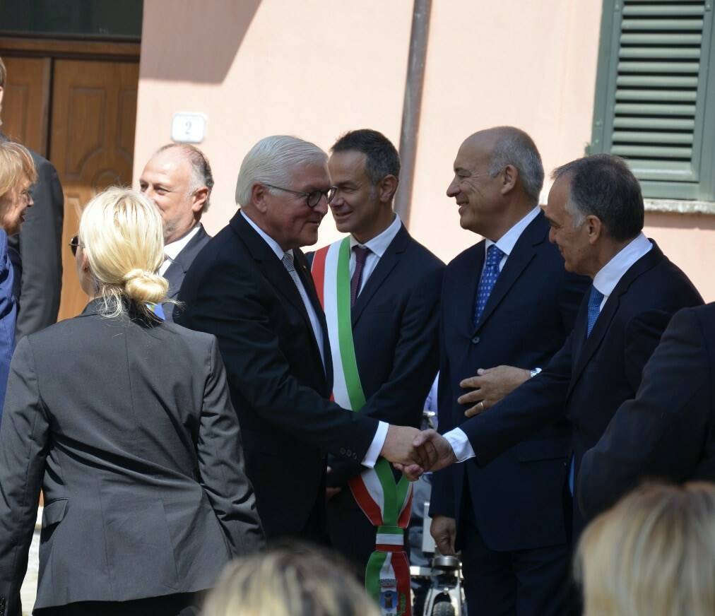 Il presidente Sergio Mattarella a Fivizzano