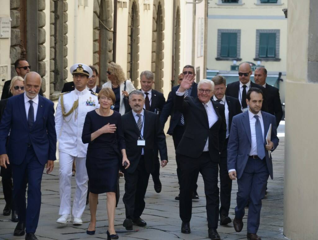 Il presidente Sergio Mattarella a Fivizzano