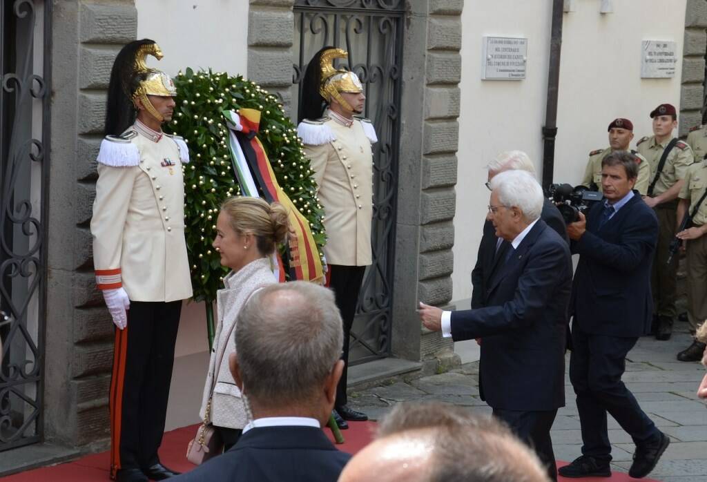 Il presidente Sergio Mattarella a Fivizzano