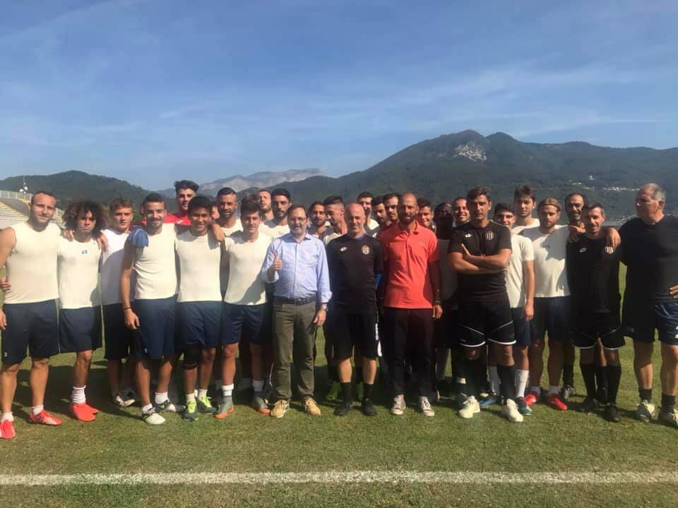 Massese, Persiani in visita alla squadra