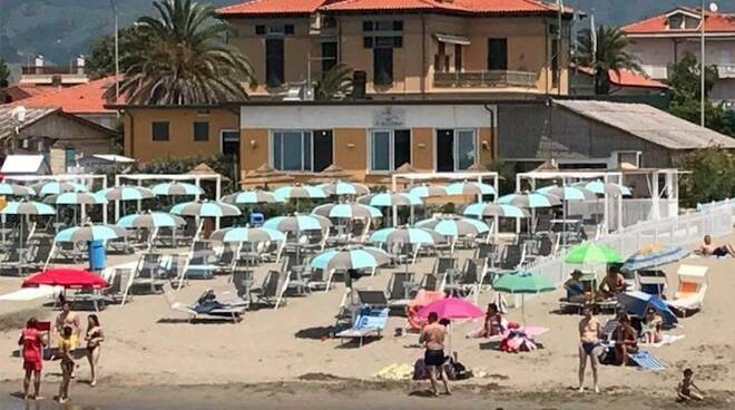 Lo stabilimento balneare in questione