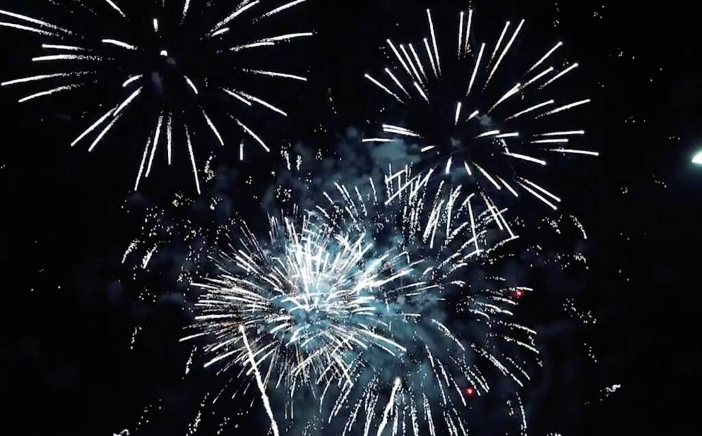 I fuochi di capodanno a Marina di Massa