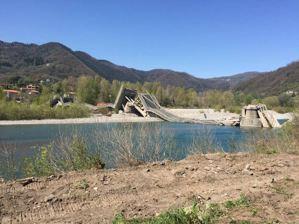 Crollo del ponte di Caprigliola