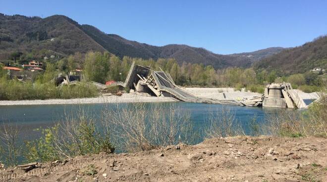 Crollo del ponte di Caprigliola