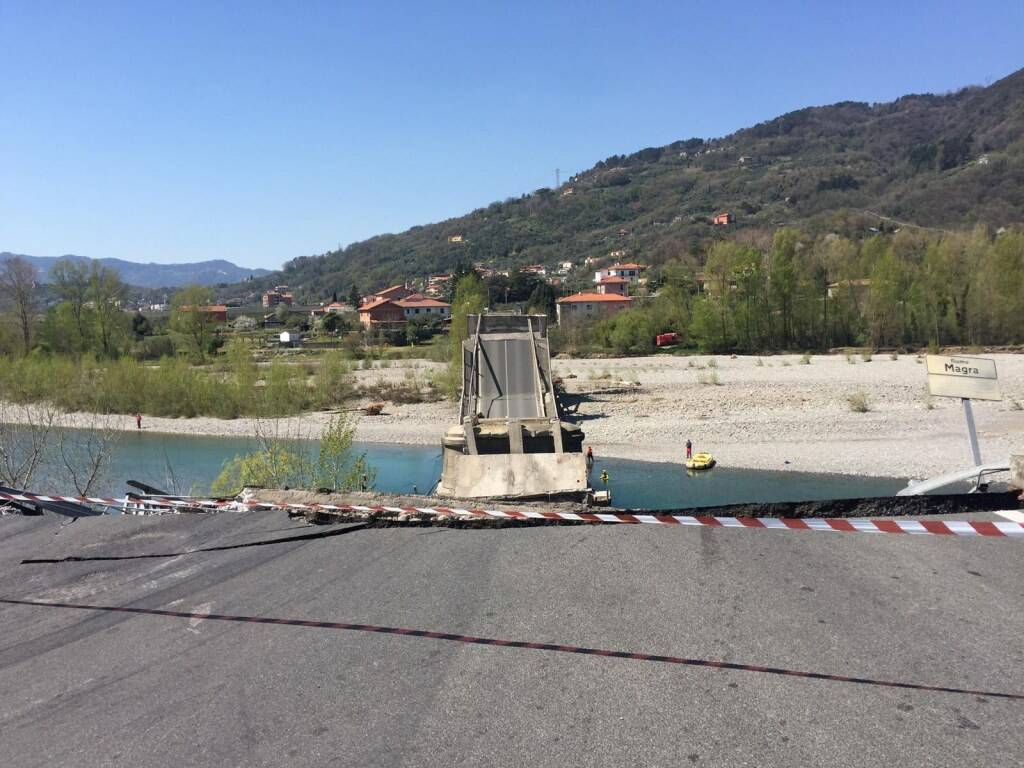 Crollo del ponte di Caprigliola