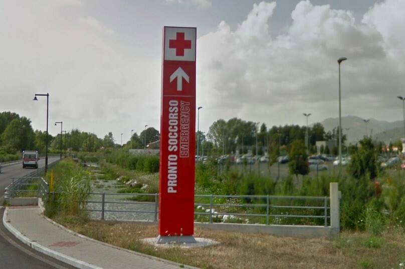 L'ingresso del pronto soccorso del Noa