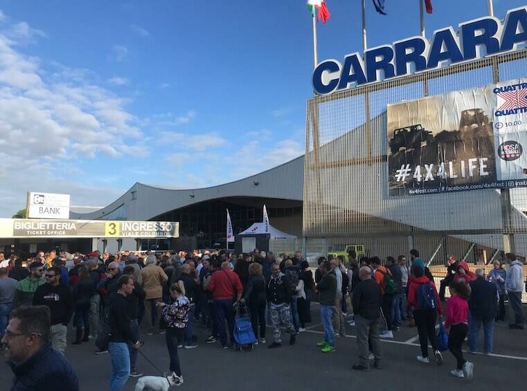 L'ingresso della 4x4 Fest