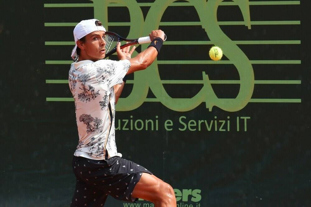 Lorenzo Musetti all'Aspria Tennis Cup di Milano