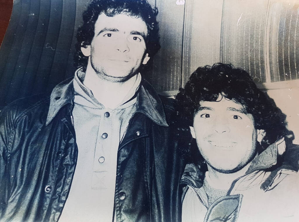 Diego Armando Maradona e Roberto Aliboni, 1987