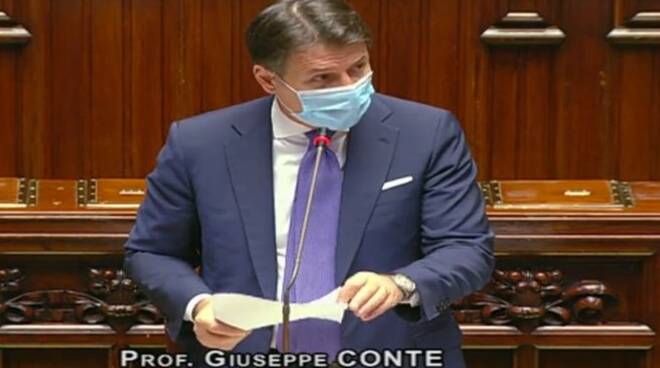 Giuseppe Conte alla Camera 