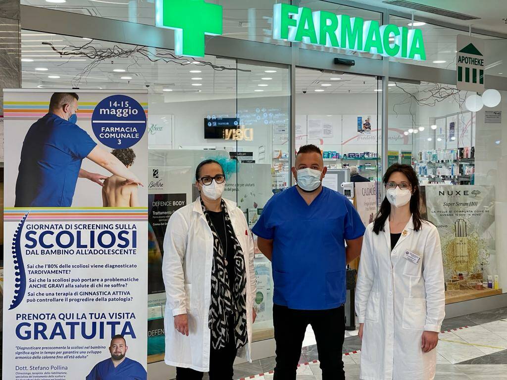 Visite per scoliosi nelle farmacie comunali di Massa