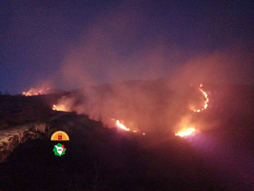 incendio monte picchiara