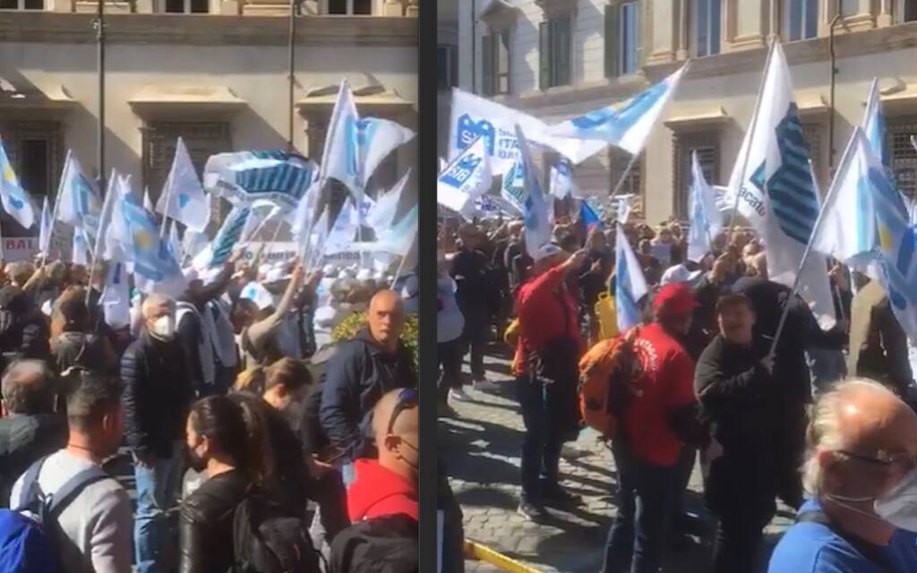 manifestazione balneari roma