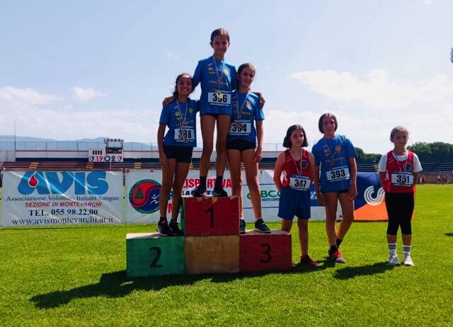 Stracarrara ai campionati regionali di atletica leggera a Montevarchi