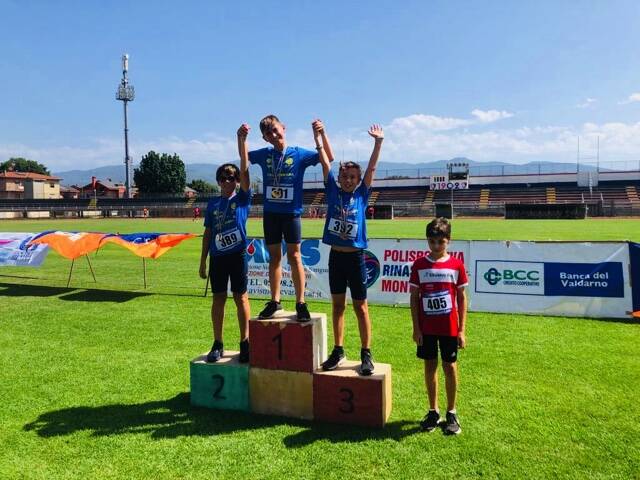 Stracarrara ai campionati regionali di atletica leggera a Montevarchi