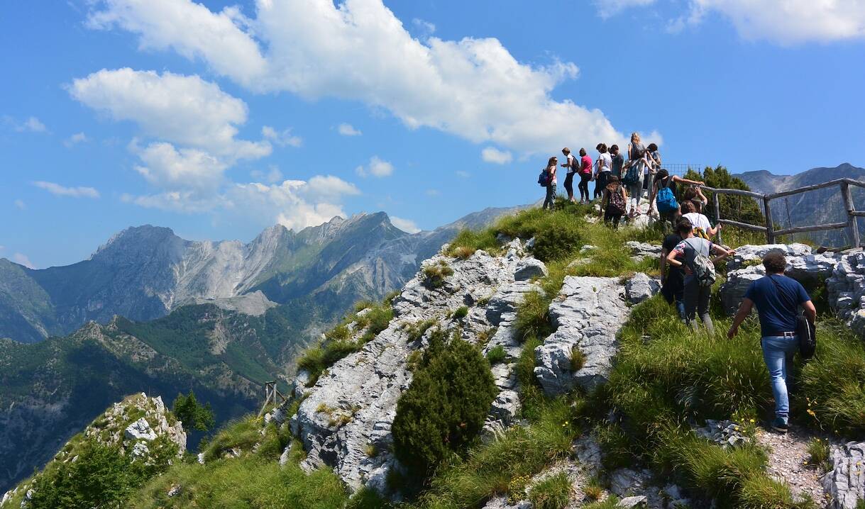 orto botanico pian della fioba parco alpi apuane escursione escursionisti