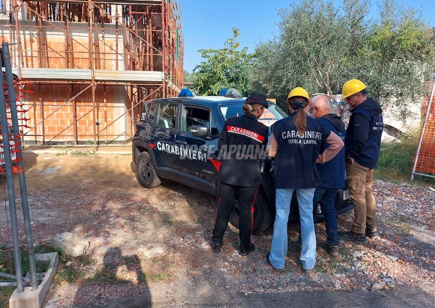 carabinieri ispettorato del lavoro cantieri edili