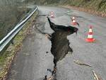 frana strada provinciale di canossa a Mulazzo