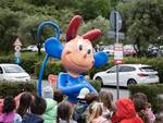 presentazione mascotte opa monasterio ospedale del cuore paola cortellesi 04-2024